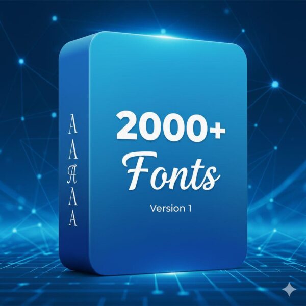 2000+ Fonts Bundle