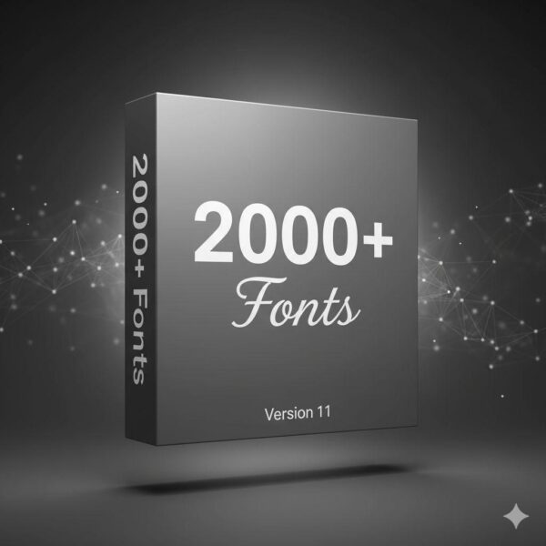 2000+ Fonts Version 11