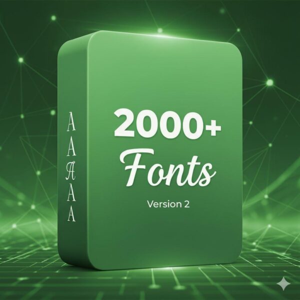 2000+ Fonts Version 2
