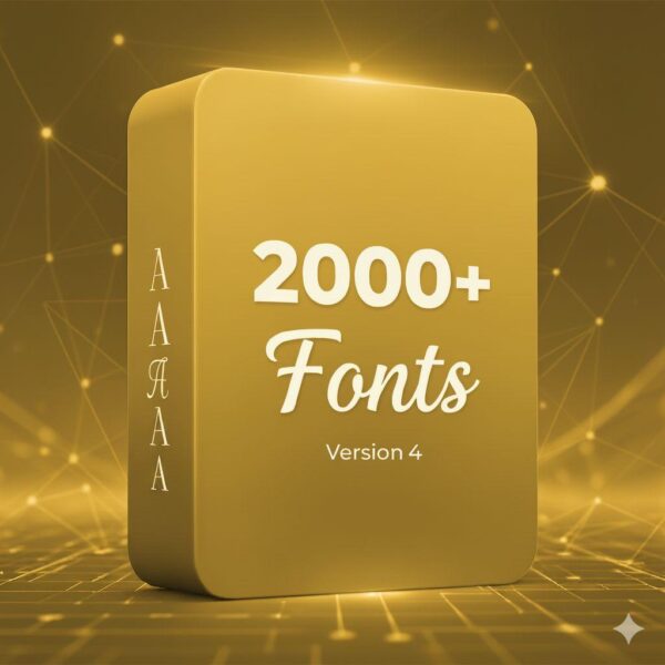 2000+ Fonts Version 4