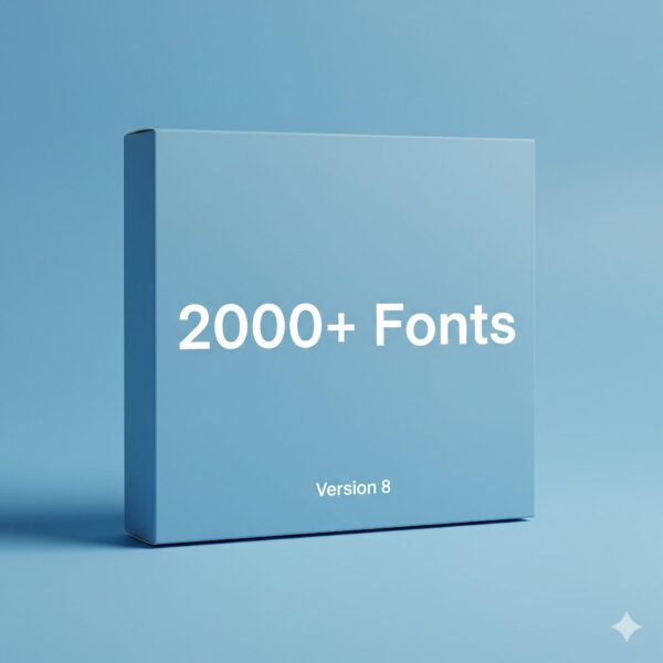 2000+ Fonts Version 8